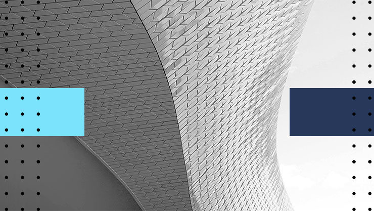 Closeup of a building exterior